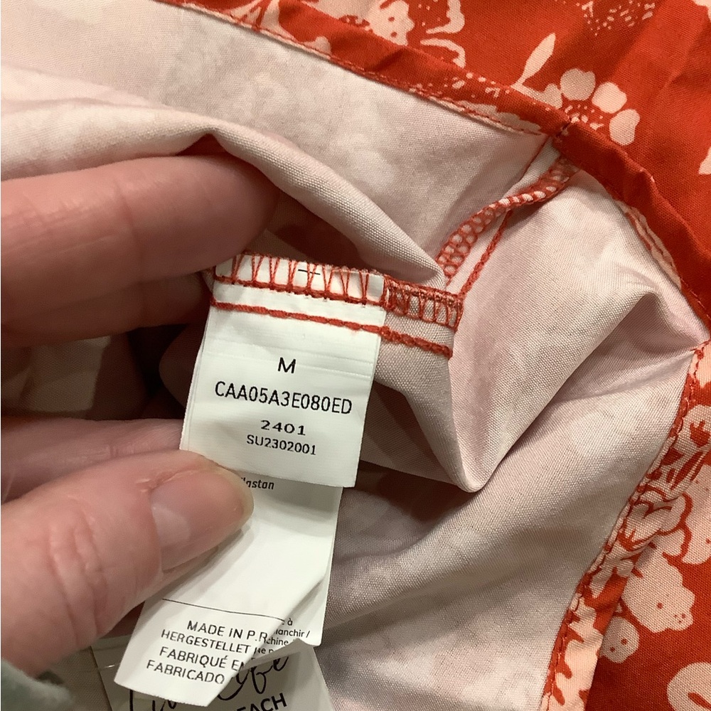 Orange Floral Twist front Maxi Dress - Picture 5 of 8